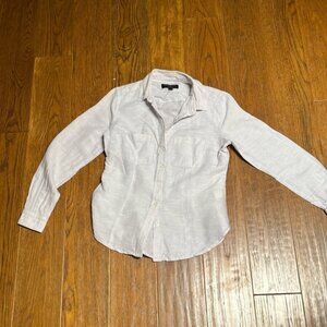 Banana Republic Light Gray Blouse